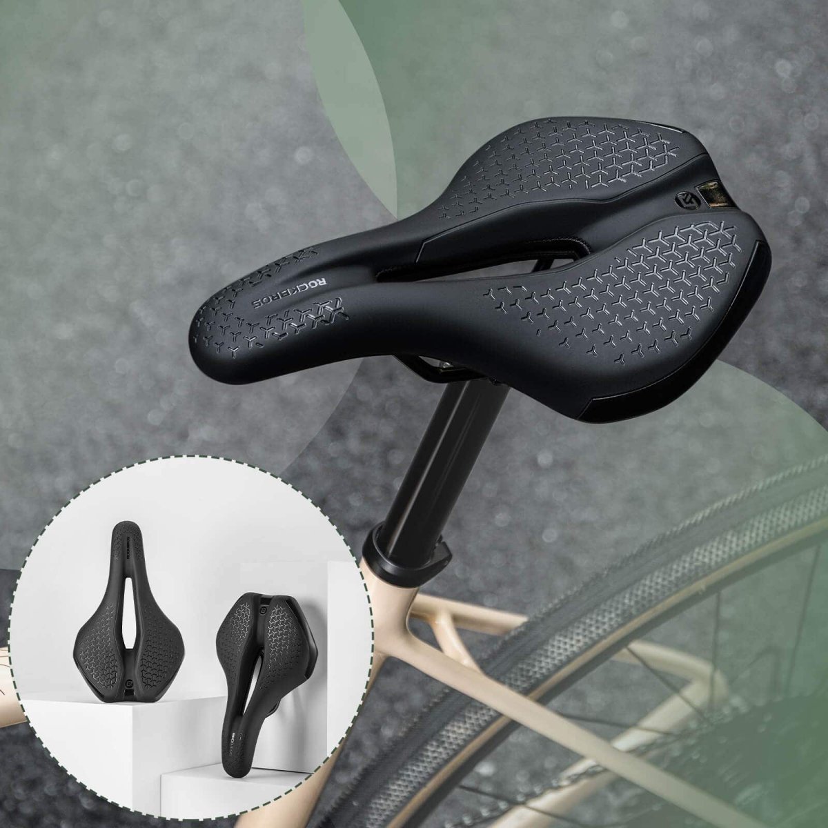 Selle de vélo ergonomique creuse et confortable, antidérapante, ROCKBROS – Image 8